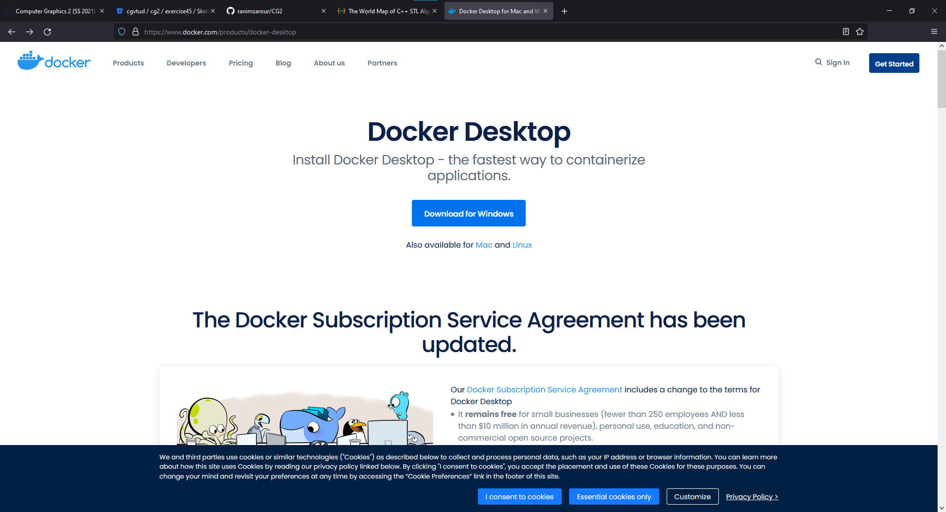 Docker Download Page