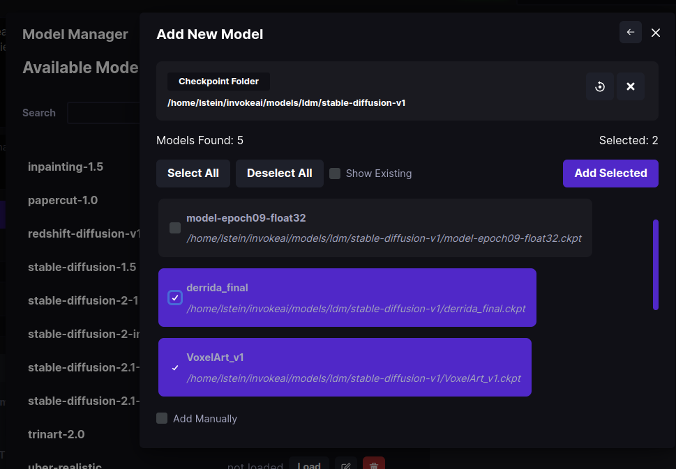 model-manager-add-checkpoint